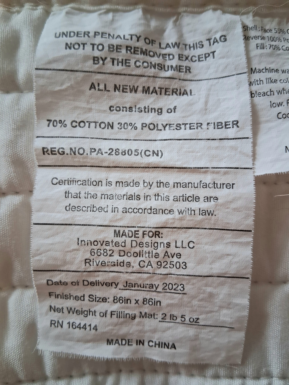 Soft Pom-Pom Textured Cotton Quilt Set in White and Gray - Picture 6 of 6